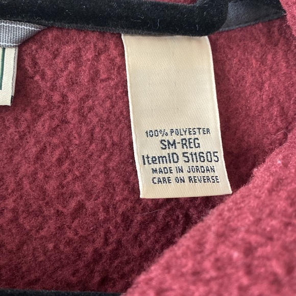 Maroon fleece - Picture 4 of 7